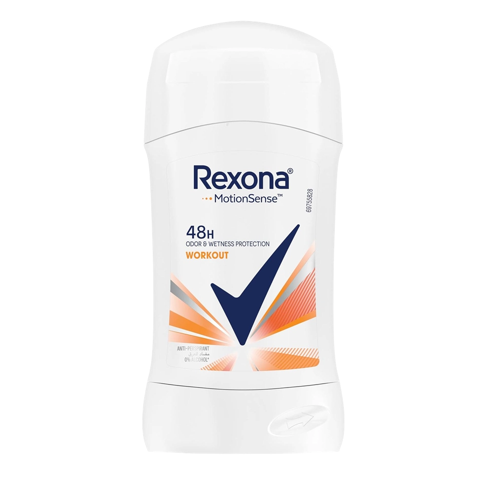 01-11 مام استیکی رکسونا زنانه رایحه تمرین پرفشار Rexona workout HI-IMPACT وزن 40 گرم - تصویر 1
