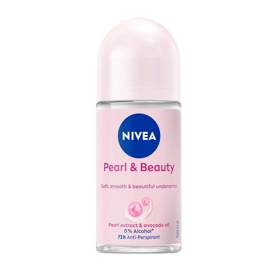 01-17 (1) مام رولی زنانه نیوآ رایحه مروارید و زیبایی NIVEA Pearl & Beauty حجم 50 میلی لیتر - تصویر 1