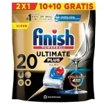 قرص ماشین ظرفشویی فینیش التیمیت پلاس finish ultimate plus بسته 20 عددی