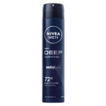 اسپری ضد تعریق 72 ساعته مردانه نیوآ رایحه جنگل سیاه و عمیق NIVEA deep darkwood حجم 200 میلی لیتر