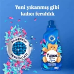 مایع نرم‌کننده و خوشبوکننده لباس یوموش اکسترا رایحه لیلیوم Yumos EXTRA Lilynm حجم 1440 میلی لیتر - تصویر 2