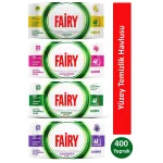 دستمال مرطوب سطوح چند منظوره فیری رایحه گل لیلیوم FAIRY LİLYUM ÇİÇEĞİ KOKULUI بسته 100 عددی - تصویر 3