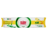 دستمال مرطوب طی چند منظوره فیری رایحه لیمو FAIRY mop uyumlu LIOMIN بسته 50 عددی