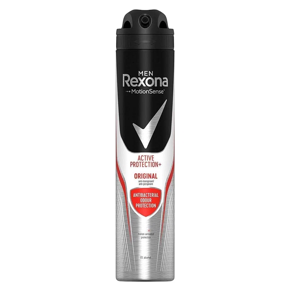 1-4 (4) اسپری ضد تعریق 48 ساعته مردانه رکسونا ایتالیا رایحه محافظت فعال +Rexona PROTECTION ACTIVE حجم 200 میلی لیتر - تصویر 1