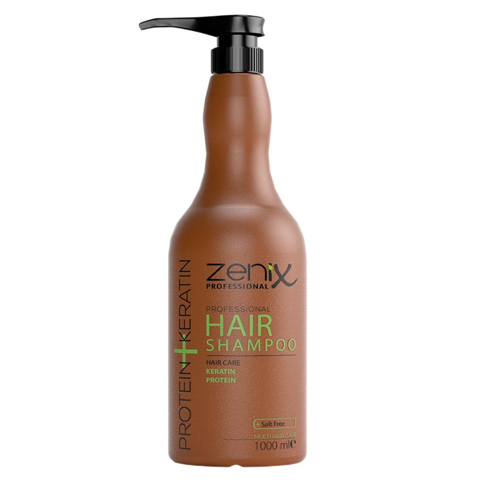 1-43 (1) شامپو مو مراقبت از مو سری پروتئین و کراتین زنیکس zenix protein keratin series hair care shampoo حجم 1000 میلی لیتر - تصویر 1