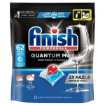 قرص ماشین ظرفشویی فینیش کوانتوم مکس finish QUANTUM MAX بسته 62 عددی