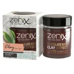ماسک صورت خاک رس سری طبیعی شکلاتی زنیکس zenix clay mask natural series chocolate وزن 190 گرم
