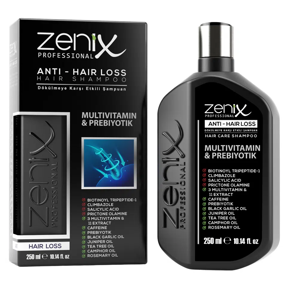 1-81 (1) شامپو مو تخصصی ضد ریزش زنیکس zenix anti hairloss hair shampoo حجم 250 میلی لیتر - تصویر 1