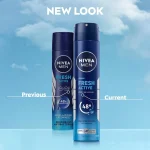 اسپری ضد تعریق 72 ساعته مردانه نیوآ رایحه فرش اکتیو NIVEA fresh active حجم 200 میلی لیتر - تصویر 2