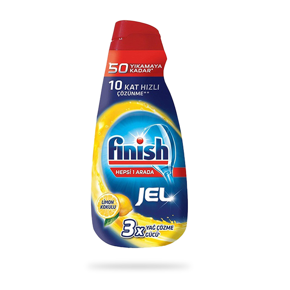 8-2-4 ژل ماشین ظرفشویی فینیش Finish HEPSI 1 ARADA رایحه لیمو 1000 میل - تصویر 1