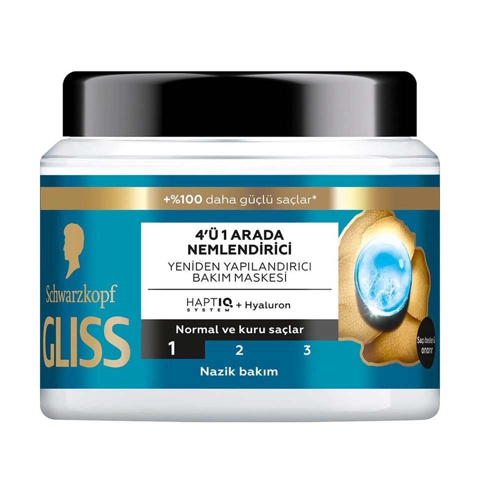IMG_3579 ماسک مو گلیس آبرسان ۴ کاره Gliss 4’ü 1 Arada Nemlendirici حجم 400 میلی لیتر - تصویر 1