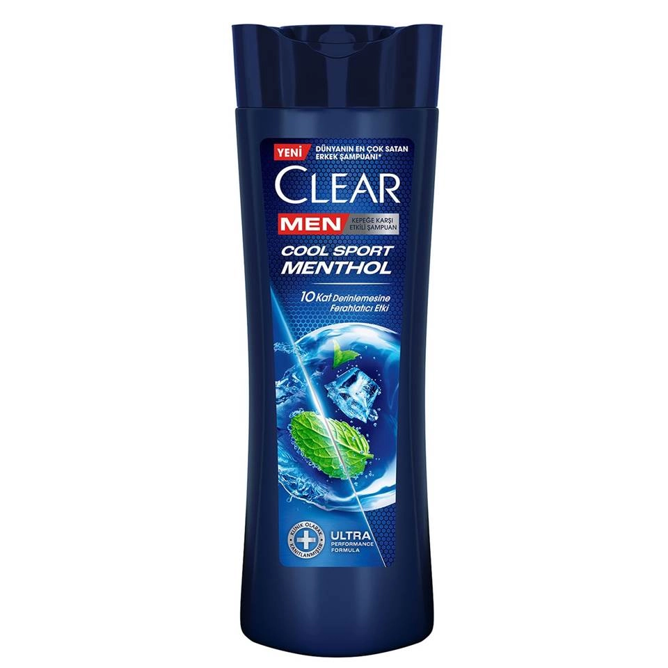 IMG_3589 شامپو مو ضد شوره کلیر مردانه ورزشی نعناع CLEAR MEN Cool Sport Menthol حجم 350 میلی لیتر - تصویر 1