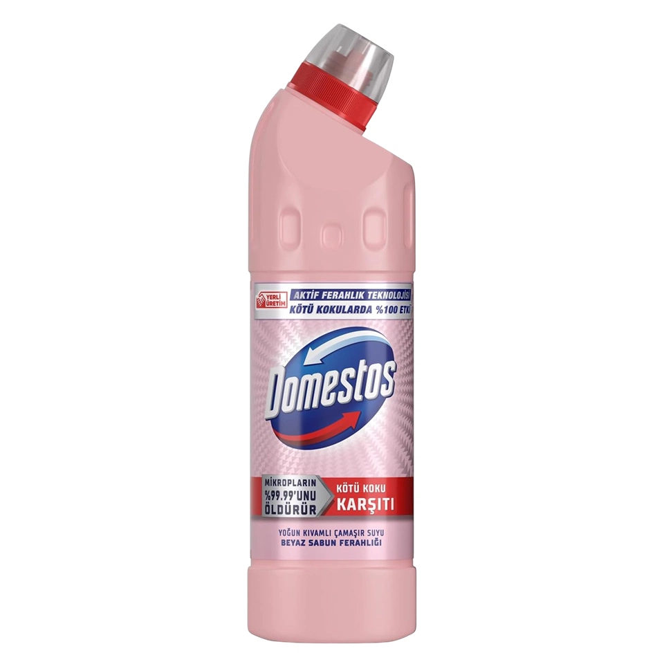 IMG_3630 مایع سفید کننده و جرمگیر سطوح دامستوس مدل صابونی Domestos SABUN FERAHLIĞI حجم 750 میلی لیتر - تصویر 1