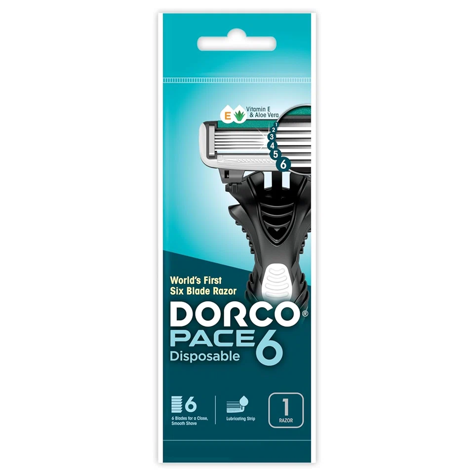 IMG_3698 خود تراش دورکو ۶ تیغ DORCO PACE 6 PORTABLE بسته 1 عددی - تصویر 1