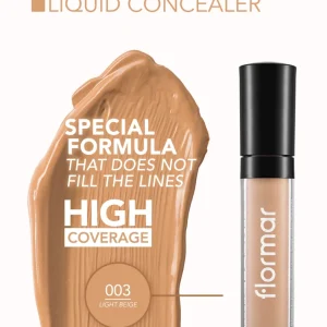 کانسیلر مایع فلورمار مدل Perfect Coverage حجم 5 میلی لیتر 003 Light Beige