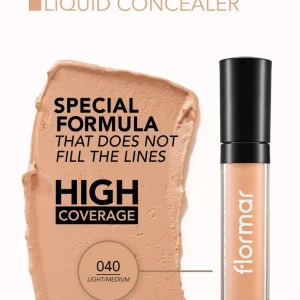 کانسیلر مایع فلورمار مدل Perfect Coverage حجم 5 میلی لیتر 040 Light/Medium