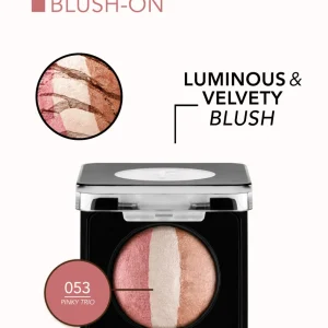 رژ گونه فلورمار مدل Baked. 053 Pinky Trio