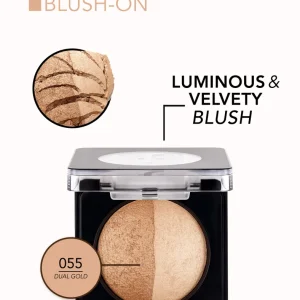 رژ گونه فلورمار مدل Baked. 055 Dualgold