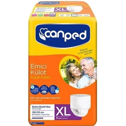 IMG_4590 پوشک جان پد شورتی ایکس لارج 30 عددی canped اصل - تصویر 1
