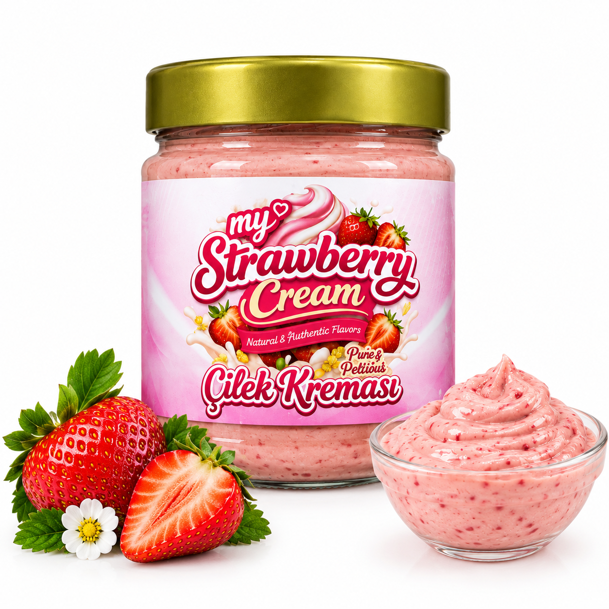 485F94C7-4CAB-407D-9997-95B07C5BE00E کرم توتفرنگی مای (My Strawberry Cream - تصویر 1
