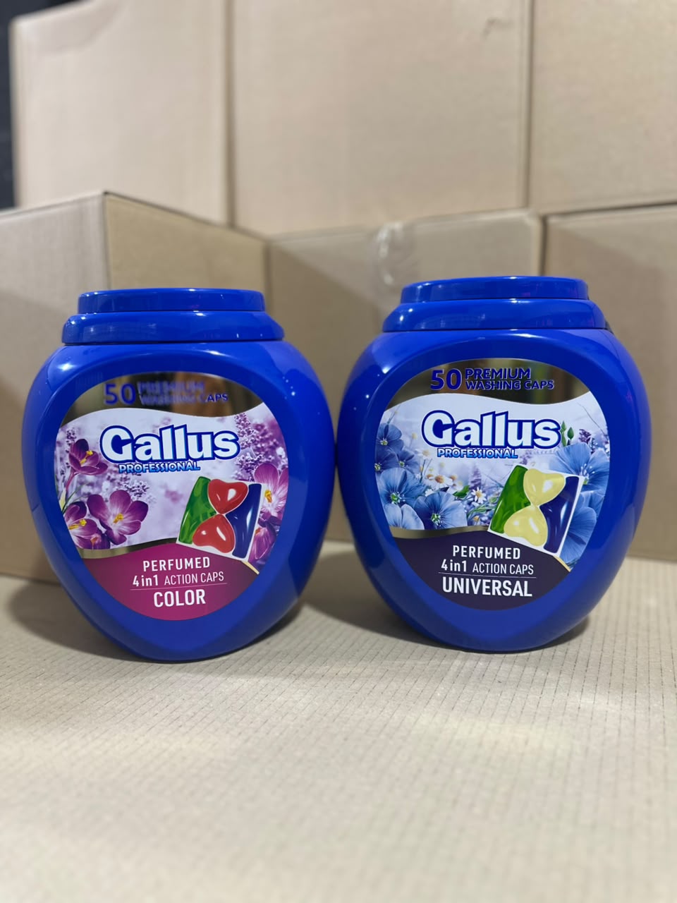 IMG_4823 قرص بالشتکی ماشین لباسشویی 4 در 1 گالوس اروپا Gallus بسته 50 عددی - تصویر 1