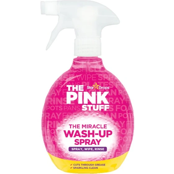 IMG_4876 اسپری چندمنظوره آشپزخانه پینک حجم ۵۰۰ میل The Pink Stuff Miracle Wash-Up Spray - تصویر 1