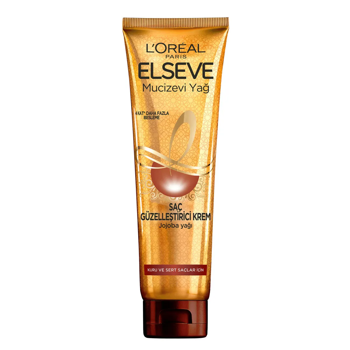 IMG_4906 کرم مو لورآل پاریس السیو (L’Oréal Paris Elseve) مدل معجزه روغن (Mucizevi Yağ) با روغن جوجوبا – مخصوص موهای خشک و سخت – ۱۵۰ میلیلیتر - تصویر 1