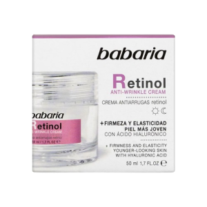 کرم ضد چروک رتینول باباریا -Babaria Retinol Anti-Wrinkle Cream افزایش استحکام، جوانی پوست 50 میل